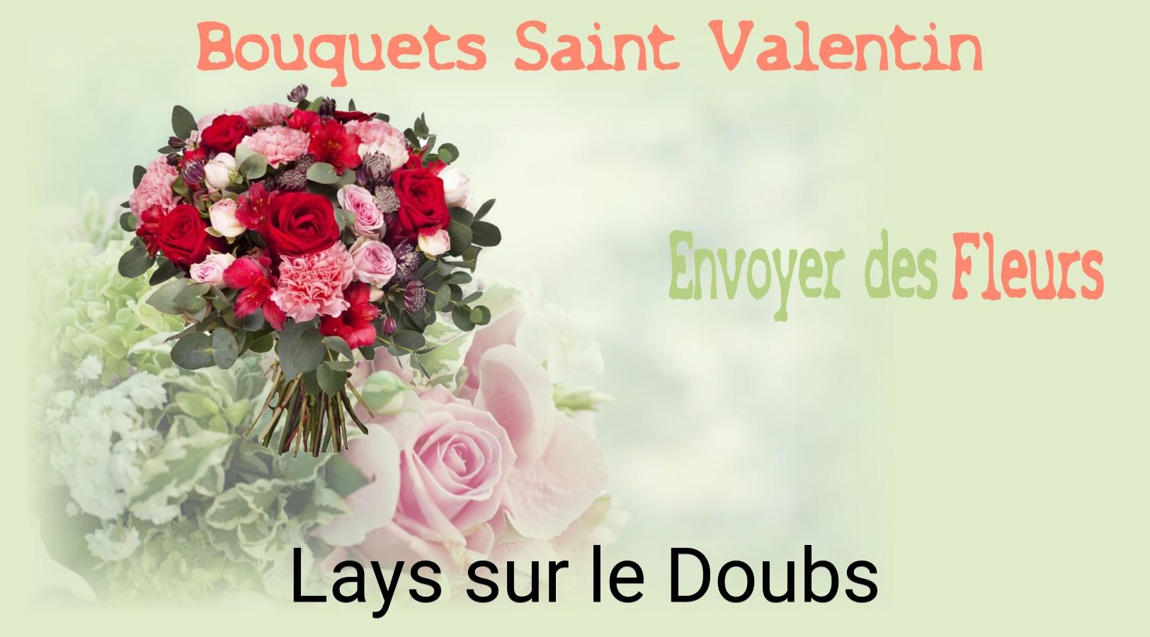 Roses de Saint-Valentin livrées à Lays-sur-le-Doubs